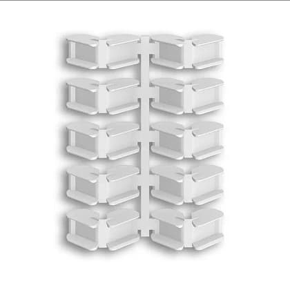 Соединители угловые для плинтуса "Идеал Дюра" (набор из 10 шт. во флоупаке)