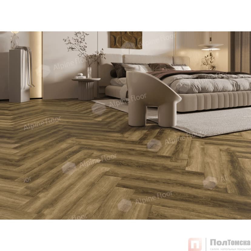 Ламинат Alpine Floor Original Herringbone 8 Pro Дуб Марсель LF102-9