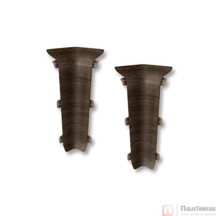 293 Угол внутренний Лексида 80мм Орех Темный (2шт/блистер)