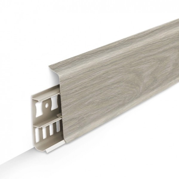402 Плинтус Лексида 80х2200мм Дуб аргенто