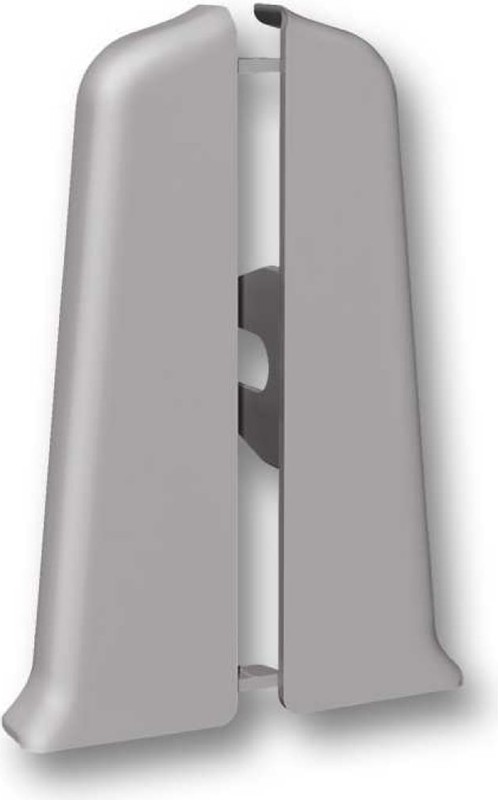 Торцевые (пара) для плинтуса 85мм "Деконика" (1 пара во флоупак), 036 Платиново-серый