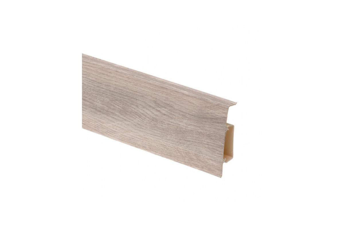 Плинтус пластиковый (ПВХ) CEZAR (Цезарь) Hi-Line №278 с кабель-каналом 75мм Польша