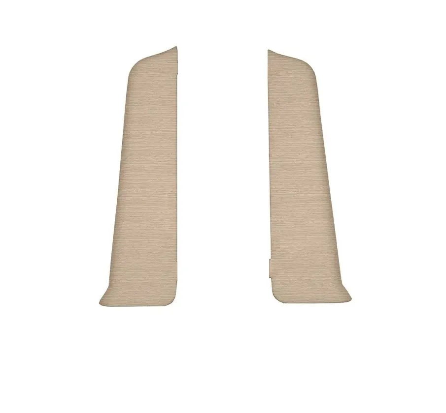 Торцевые (пара) для плинтуса 85мм "Деконика" (1 пара во флоупак), 213 Дуб северный