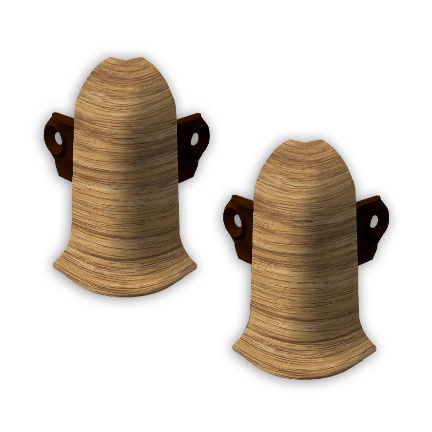 521 Угол наружный Лексида с крепежом 55мм Осина (шт)