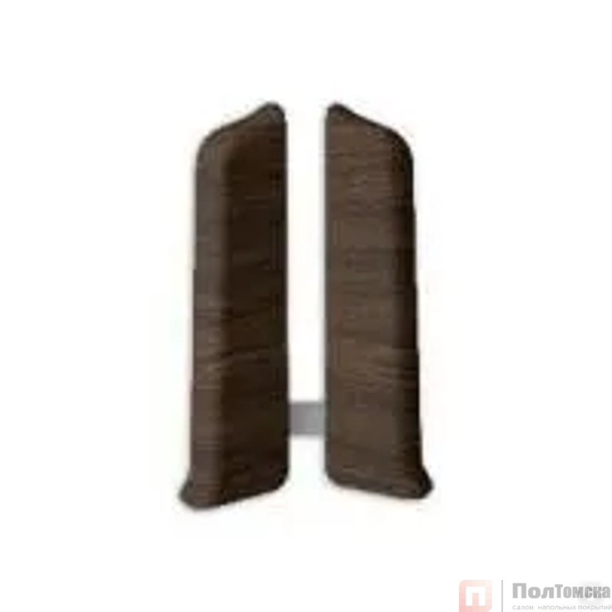 293 Заглушки (левая/правая) Лексида 80мм Орех темный (1пара/блистер)