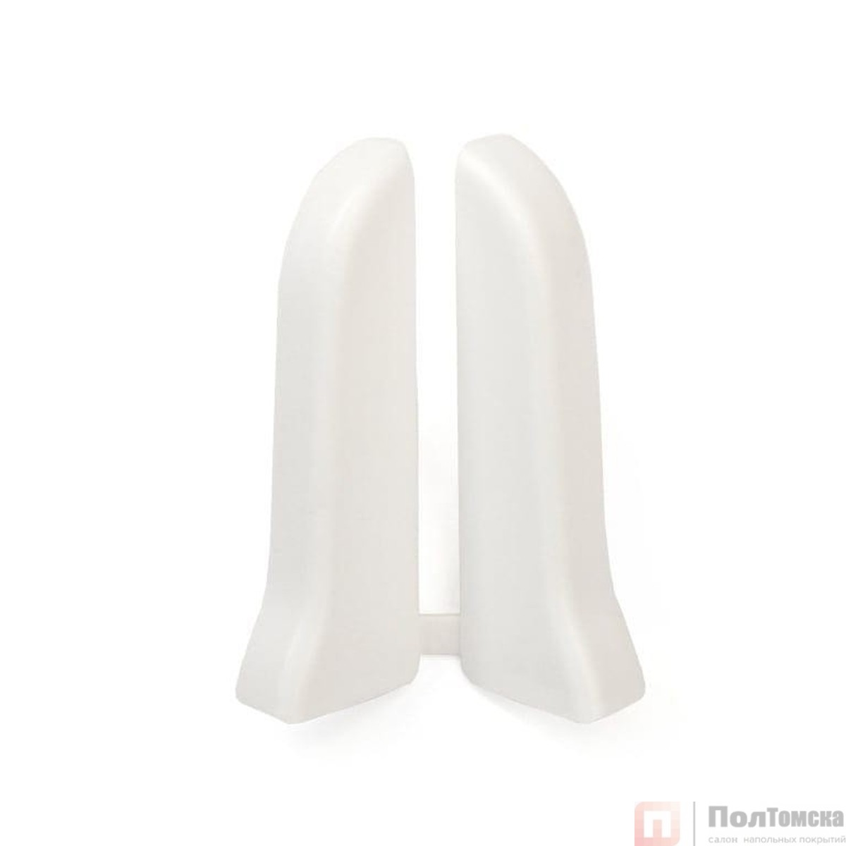 001 Заглушки (левая/правая) Лексида 55мм Белый (шт)