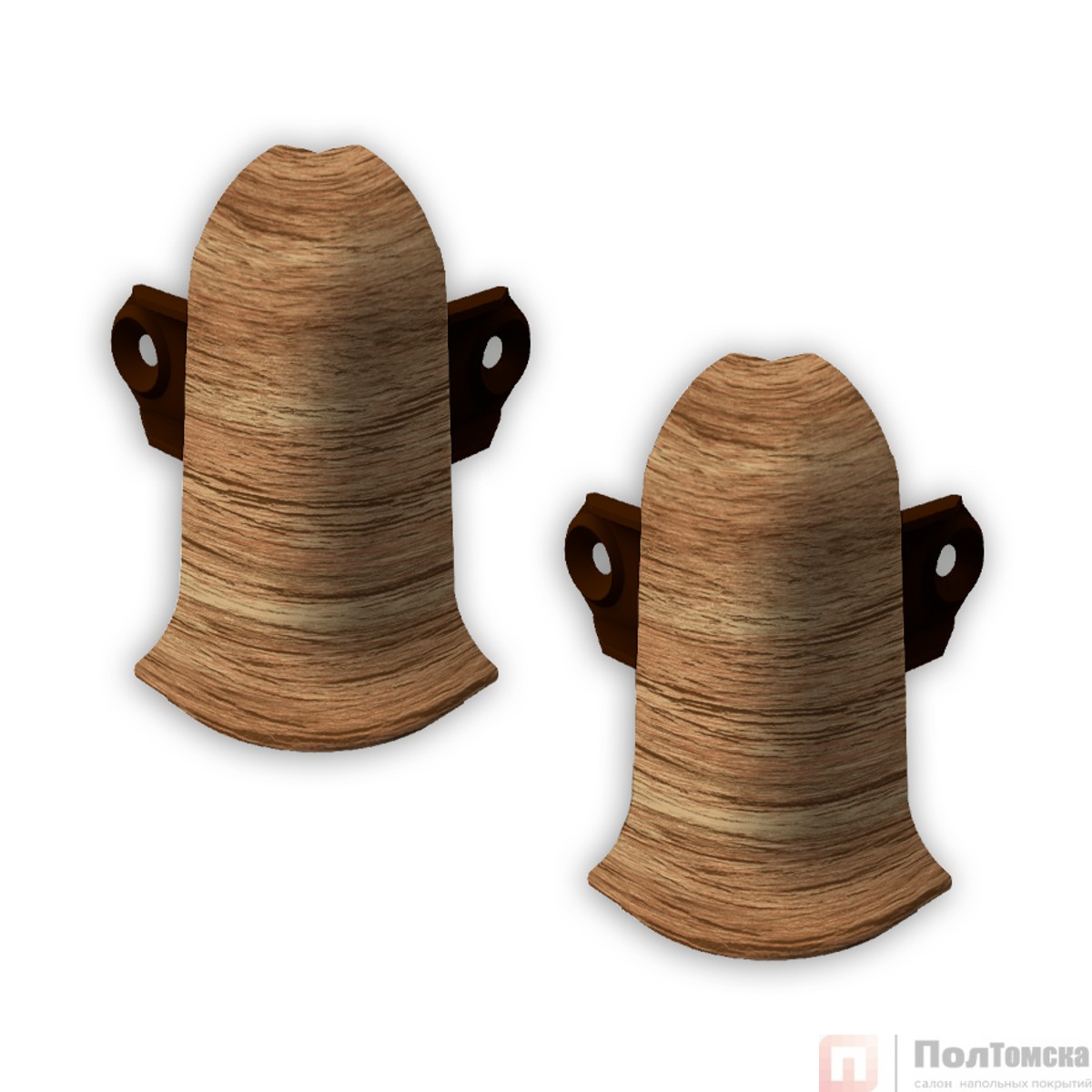 201 Угол наружный Лексида с крепежом 55мм Дуб (шт)