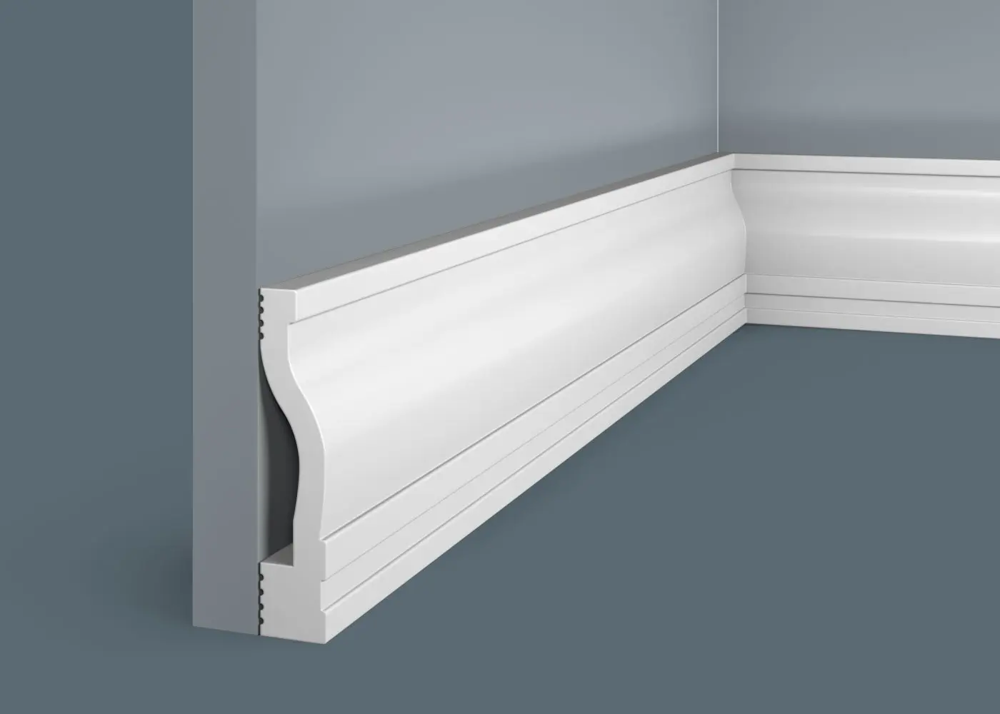 Плинтус PX017, 95х20, 2000мм, Экополимер/8