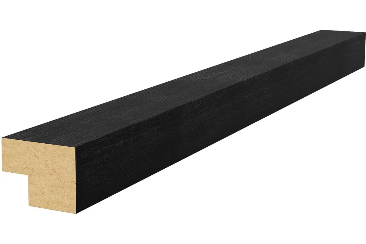 Рейка с пазом 25х19х1350мм, МДФ, дуб графит, шт Рейка с пазом 25х19х1350мм, МДФ, дуб графит, шт
