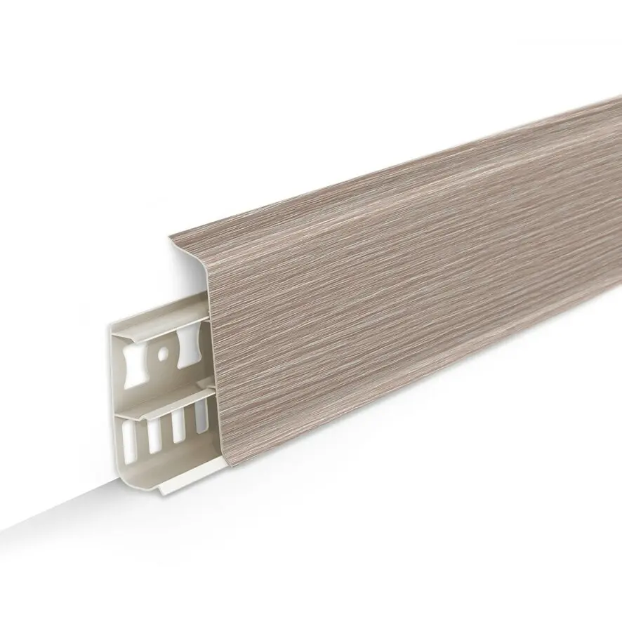 Плинтус напольный с кабель-каналами 70мм 2,2м "Деконика", 361 Акация Плинтус напольный с кабель-каналами 70мм 2,2м "Деконика", 361 Акация