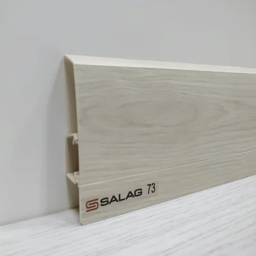 Плинтус ПВХ Salag NG80 (73) Дуб полярный