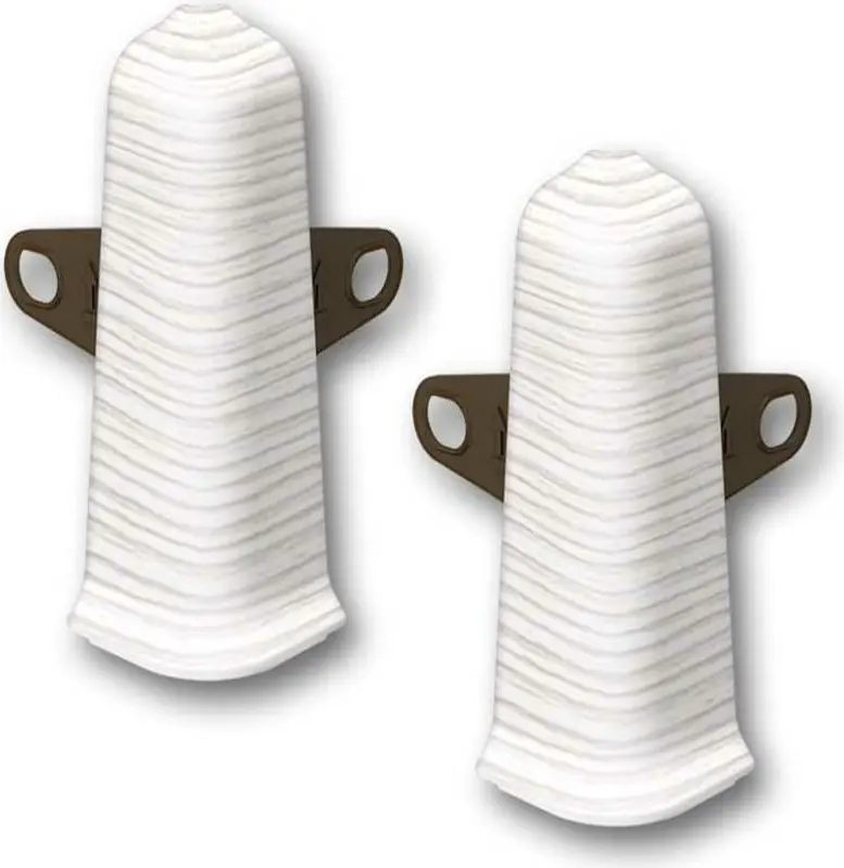 Угол наружный (внешний) с крепежом 85мм "Деконика" (2шт. во флоупак), 255 Ясень бьянко Угол наружный (внешний) с крепежом 85мм "Деконика" (2шт. во флоупак), 255 Ясень бьянко