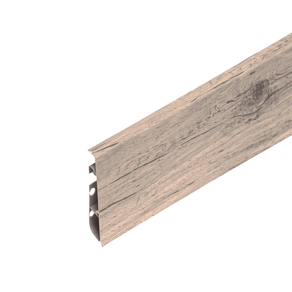 Плинтус Cezar Hi-Line Prestige матовый с мягким краем 288 Дуб жасминовый