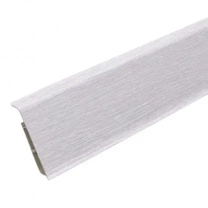 Плинтус напольный с кабель-каналами 70мм 2,2м "Деконика", 265 Клен патина