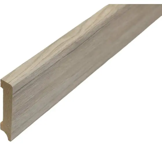 Плинтус Деревянный 80*16*2400 мм Дуб Арктик, шт Плинтус Деревянный 80*16*2400 мм Дуб Арктик, шт