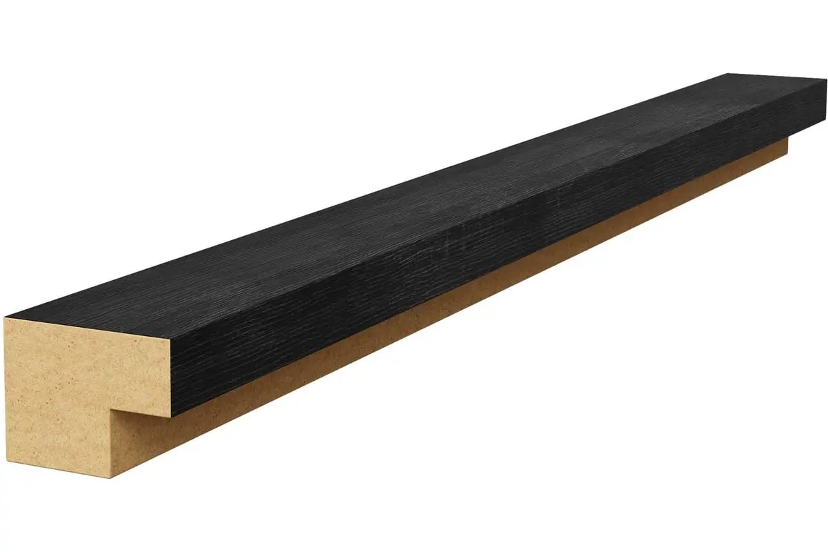 Рейка с пазом 25х19х1350мм, МДФ, дуб графит, шт Рейка с пазом 25х19х1350мм, МДФ, дуб графит, шт
