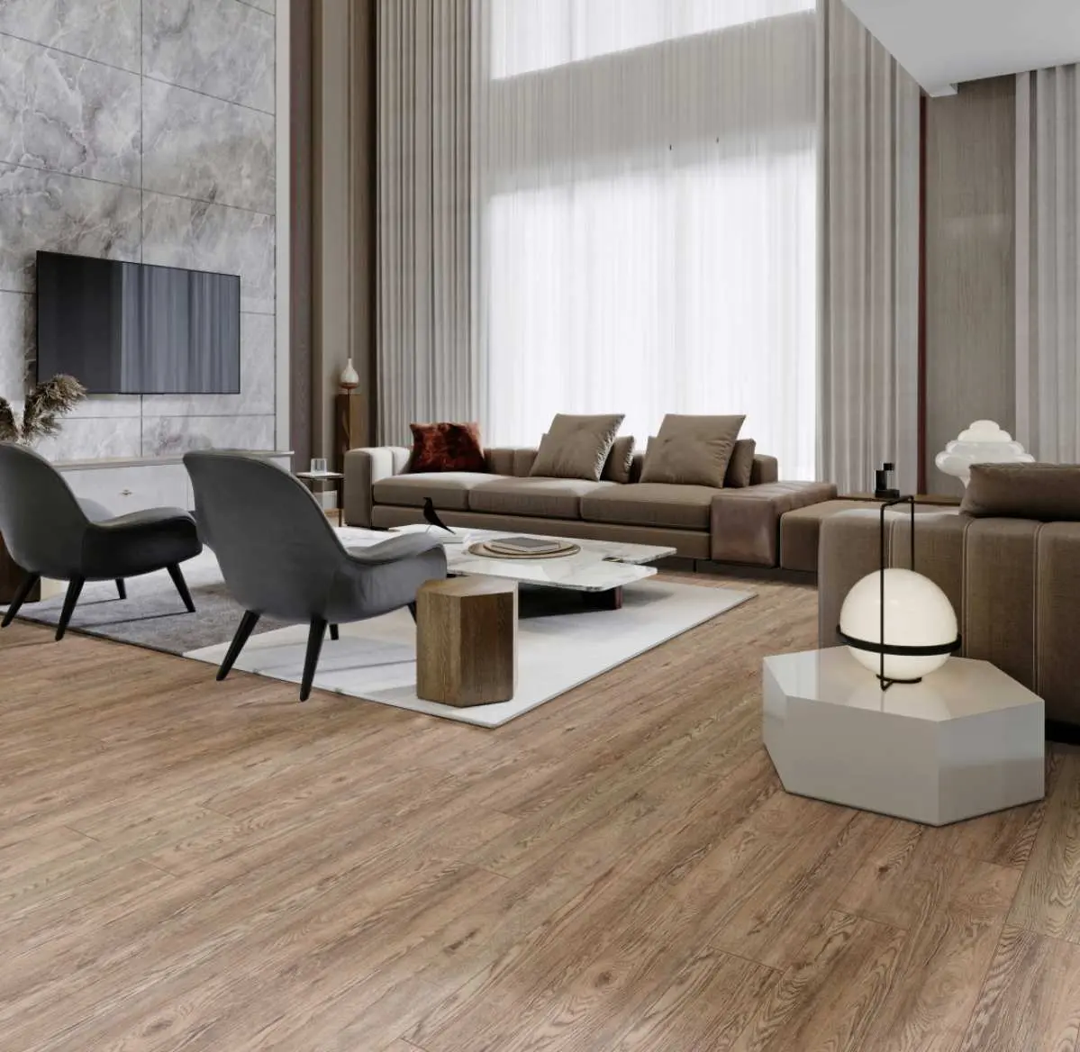 SPC ламинат CronaFloor Grand Sequoia Дуб Золотистый SPC ламинат CronaFloor Grand Sequoia Дуб Золотистый