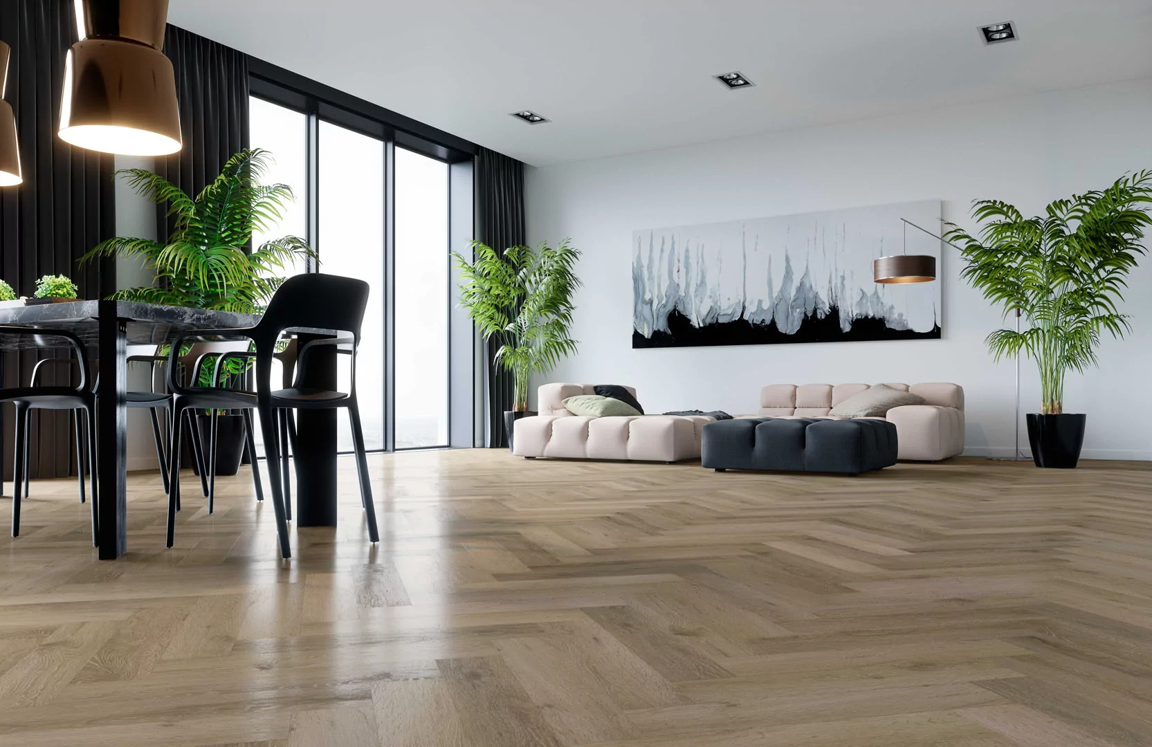 SPC Refloor Fargo Parquet Дуб Парижский Дождь 33-61W935  (615*123*4мм, 0,5 мм) SPC Refloor Fargo Parquet Дуб Парижский Дождь 33-61W935  (615*123*4мм, 0,5 мм)