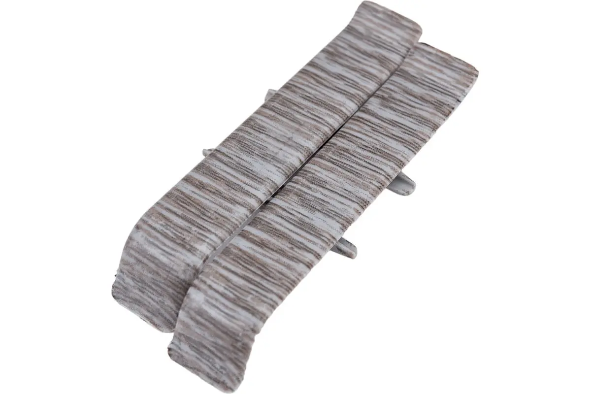 Соединитель для плинтуса 85мм "Деконика" (2шт. во флоупак), 210 Дуб пепельный Соединитель для плинтуса 85мм "Деконика" (2шт. во флоупак), 210 Дуб пепельный