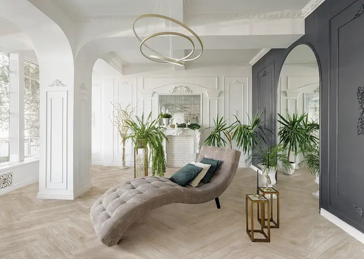 SPC ламинат Cronafloor Herringbone Дуб Ницца H002 SPC ламинат Cronafloor Herringbone Дуб Ницца H002