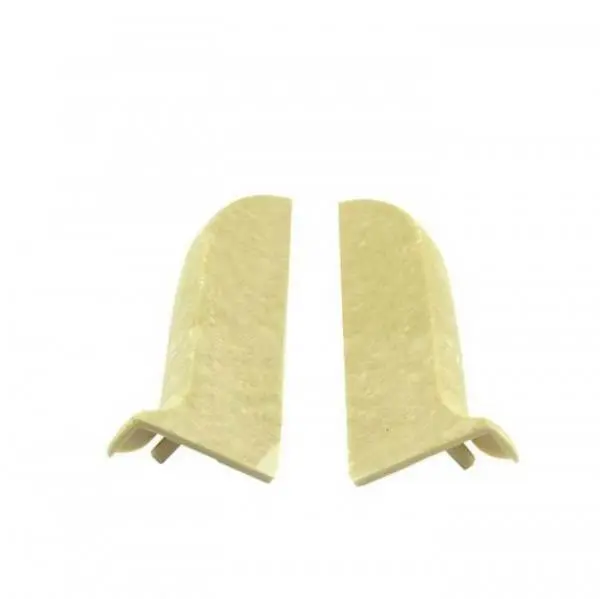 Заглушка к плинтусу Salag  (левая+правая) NGF56 31 светлый камень (2шт/упак)