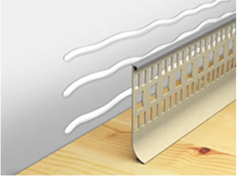 Плинтус для линолеума 2,2м "Идеал", 006 Темно-серый