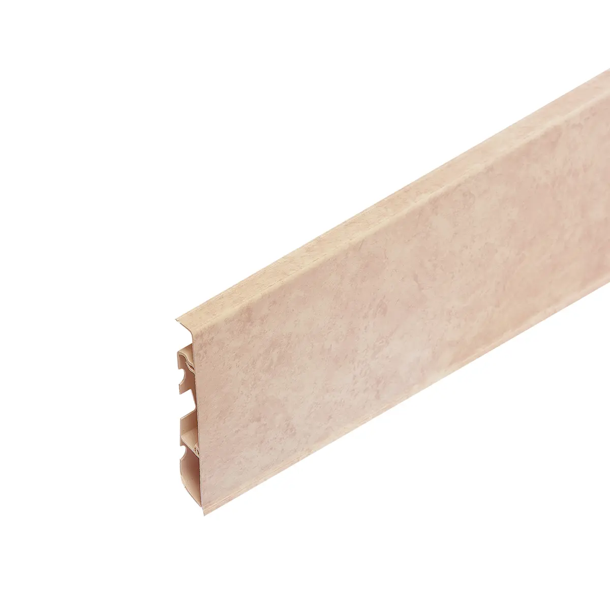 Плинтус Cezar Hi-Line Prestige матовый с мягким краем 335 Травертин Хель