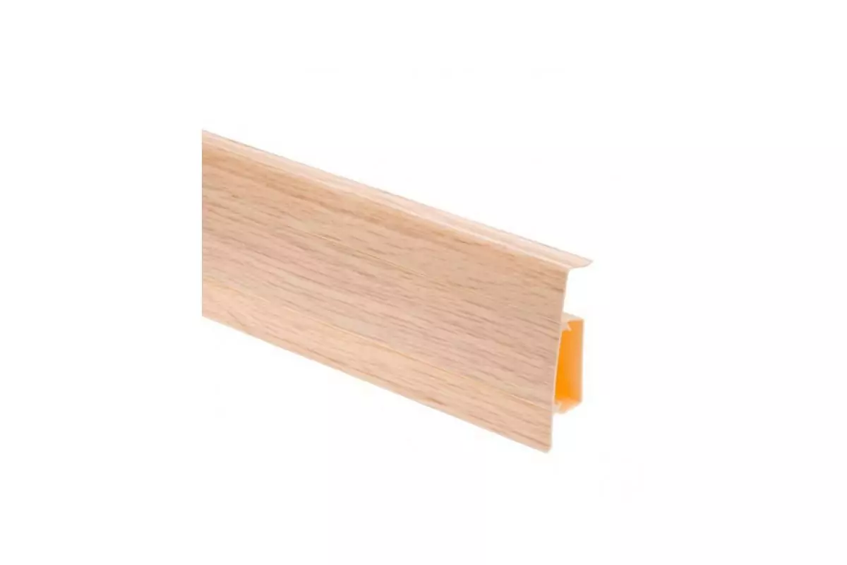 Плинтус пластиковый (ПВХ) CEZAR (Цезарь) Hi-Line №175 с кабель-каналом 75мм Польша