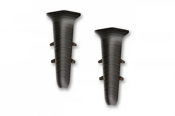 Угол внутренний для плинтуса 85мм "Деконика" (2шт. во флоупак), 303 Венге темный