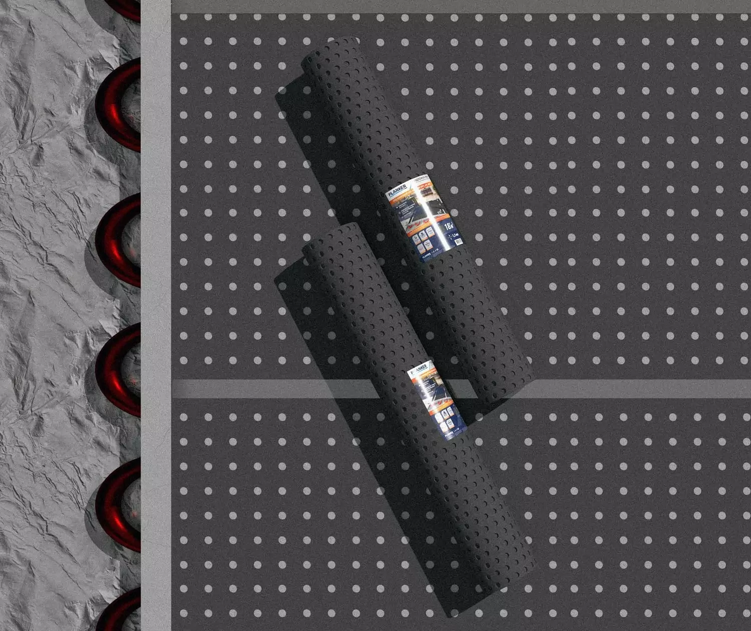 Подложка Planker EVA перфорированная для отапливаемых полов под SPC/LVT 1.5 мм (18.6м2) Подложка Planker EVA перфорированная для отапливаемых полов под SPC/LVT 1.5 мм (18.6м2)