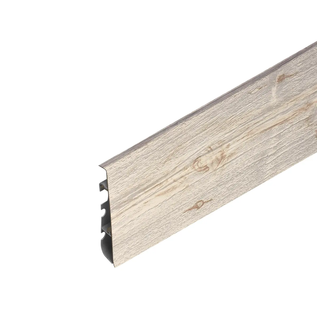 Плинтус Cezar Hi-Line Prestige матовый с мягким краем 303 Дуб Серый