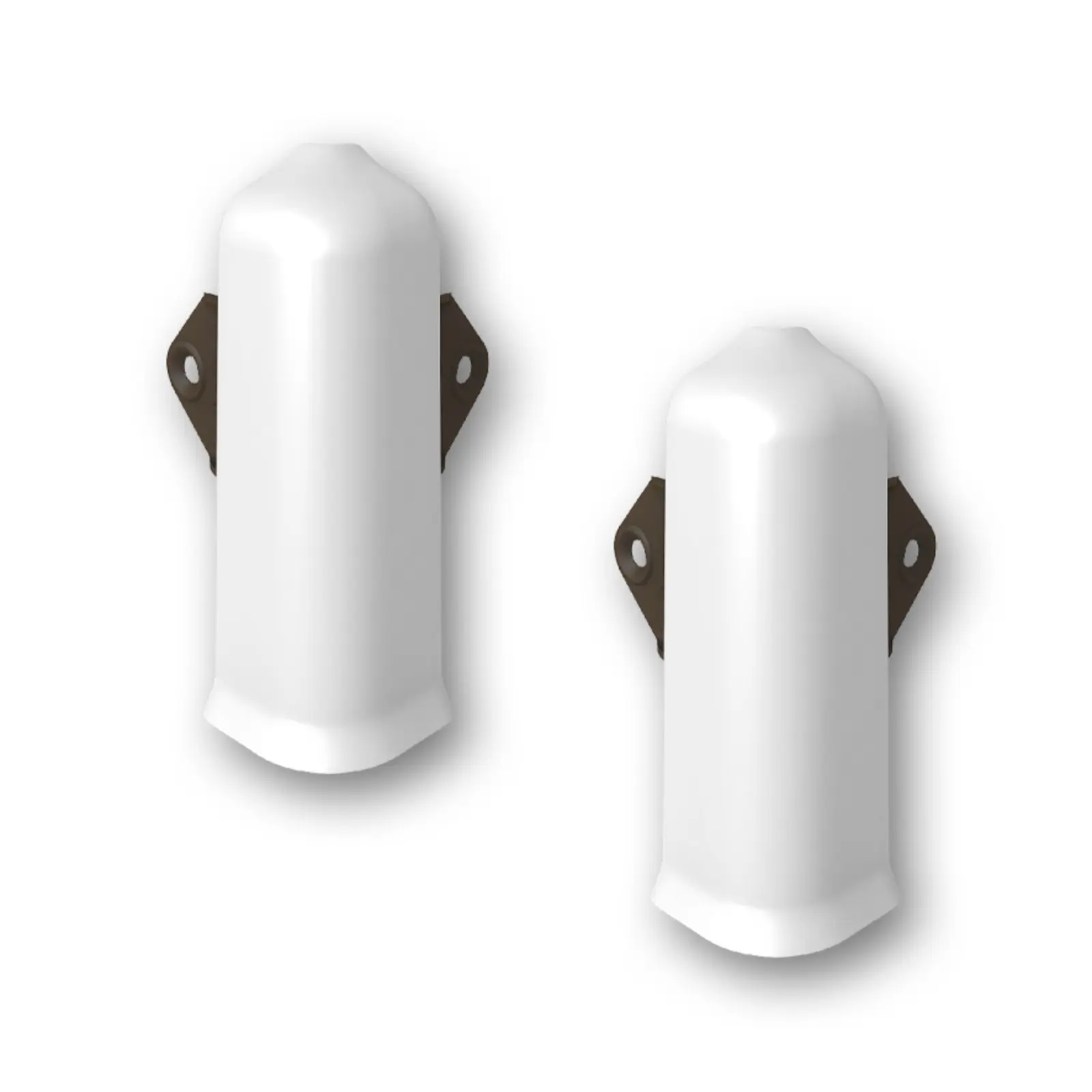 001 Угол наружный Лексида 80мм с крепежом Белый (2шт/блистер) 001 Угол наружный Лексида 80мм с крепежом Белый (2шт/блистер)