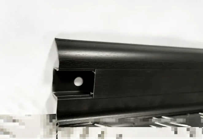 Плинтус Черный "Классик 55мм Идеал" 2,2 м (40шт)