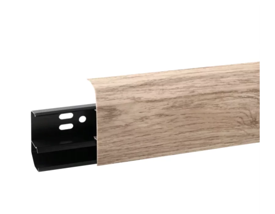 Плинтус Aberhof ABF 70 Дуб Платиновый 7135