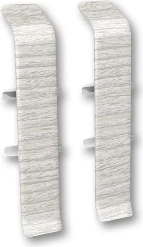 Соединитель для плинтуса 85мм "Деконика" (2шт. во флоупак), 265 Клен патина