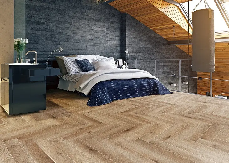SPC ламинат Cronafloor Herringbone Дуб Монпелье H004 SPC ламинат Cronafloor Herringbone Дуб Монпелье H004