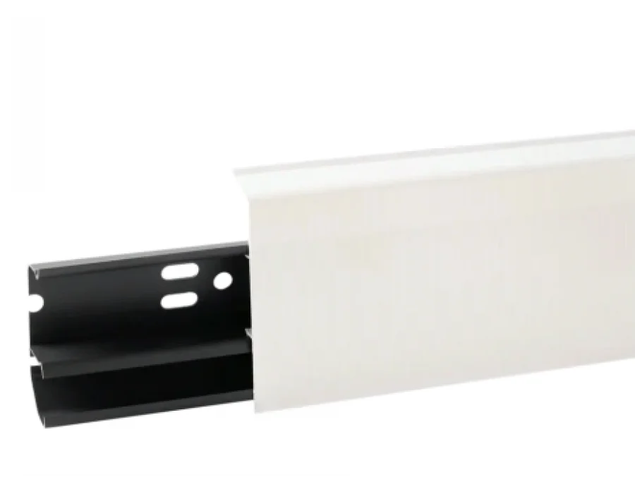 Плинтус Aberhof ABF 70 Белый блеск 7050