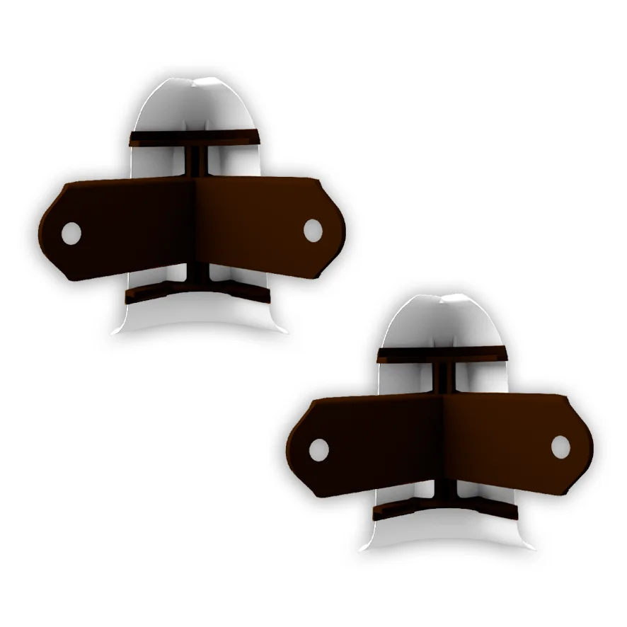 267 Угол наружный Лексида с крепежом 55мм Клен белый (шт)