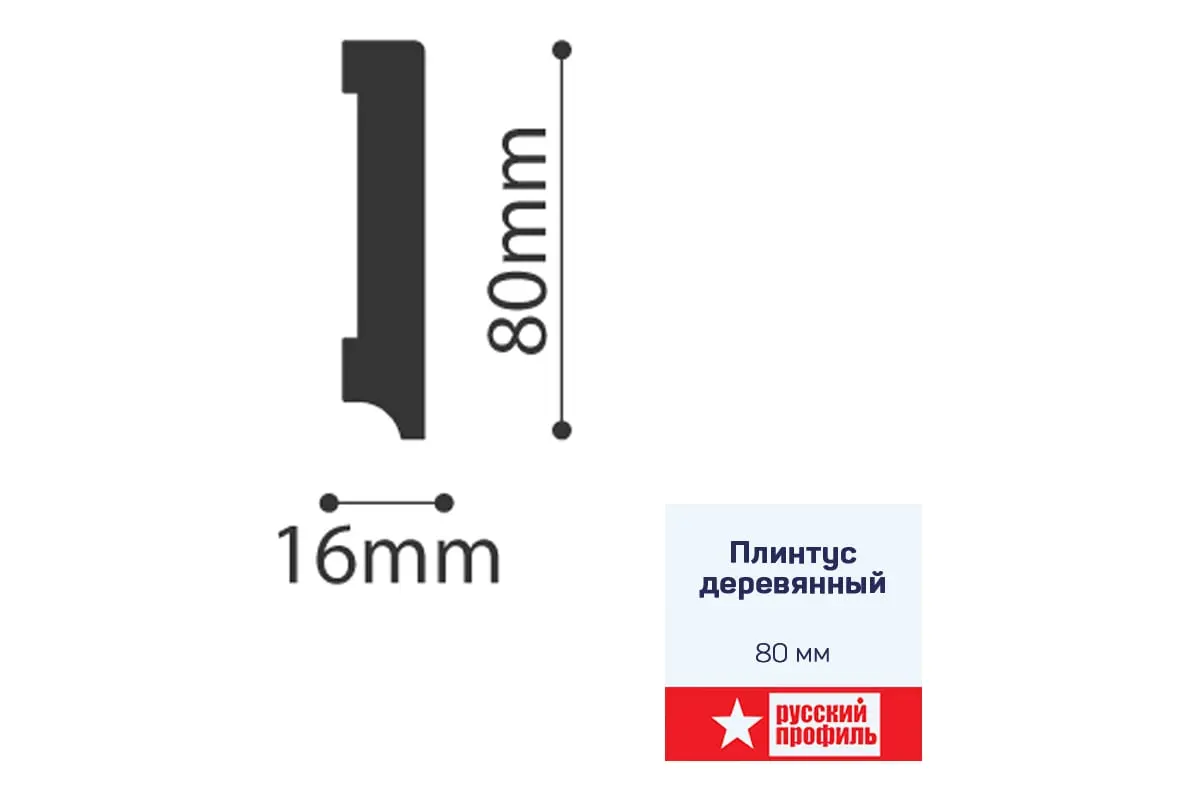 Плинтус Деревянный 80*16*2400 мм Венге Бангуи, шт Плинтус Деревянный 80*16*2400 мм Венге Бангуи, шт