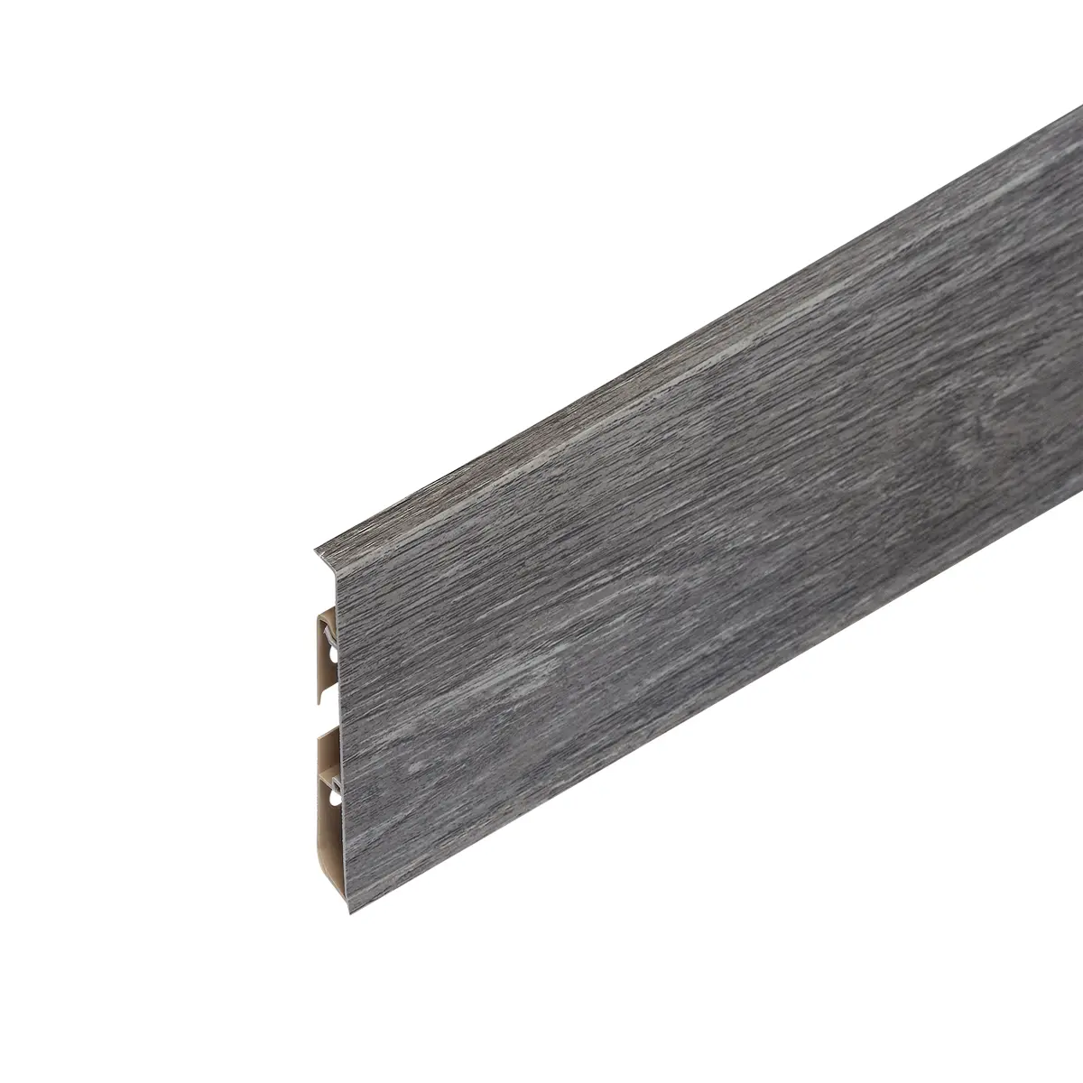 Плинтус Cezar Hi-Line Prestige матовый с мягким краем 320 Дуб паленый