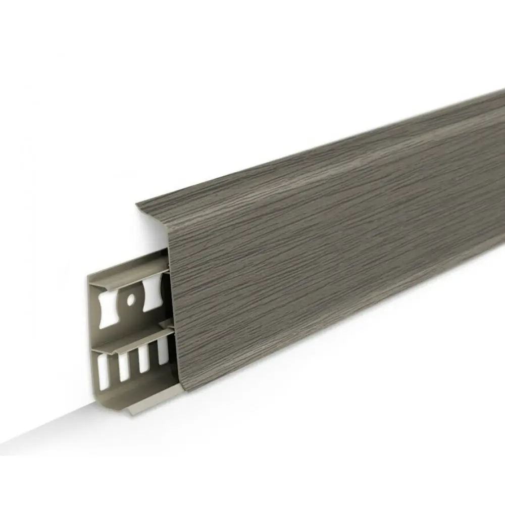 Плинтус напольный с кабель-каналами 70мм 2,2м "Деконика", 275 Сосна оливье Плинтус напольный с кабель-каналами 70мм 2,2м "Деконика", 275 Сосна оливье