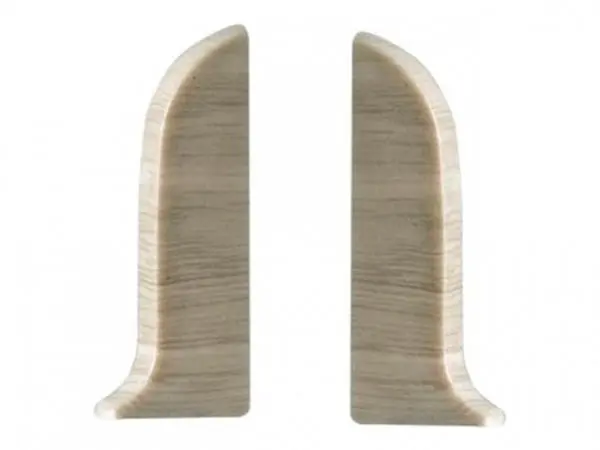 Заглушка к плинтусу Salag  (левая+правая) NGF56 G0 дуб арктический (2шт/упак)