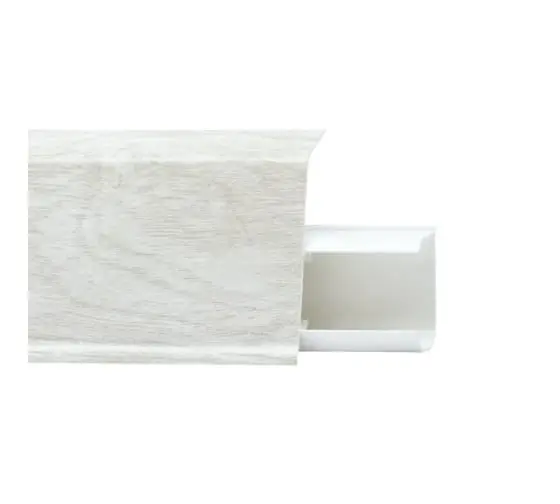 QUADRO №575 Плинтус со съемной панелью Гритор, 55 мм, 2,2 м. (40шт/уп.) QUADRO №575 Плинтус со съемной панелью Гритор, 55 мм, 2,2 м. (40шт/уп.)