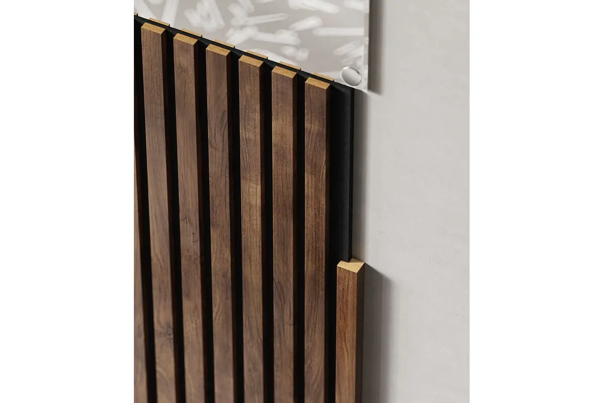 Рейка с пазом 25х19х1350мм, МДФ, дуб графит, шт Рейка с пазом 25х19х1350мм, МДФ, дуб графит, шт