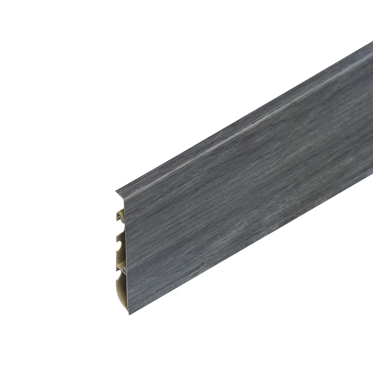 Плинтус Cezar Hi-Line Prestige матовый с мягким краем 327 Дуб Серый