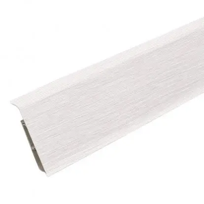 Плинтус напольный с кабель-каналами 70мм 2,2м "Деконика", 255 Ясень бьянко Плинтус напольный с кабель-каналами 70мм 2,2м "Деконика", 255 Ясень бьянко