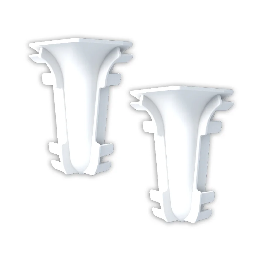 293 Угол внутренний Лексида 55мм Орех темный (шт)