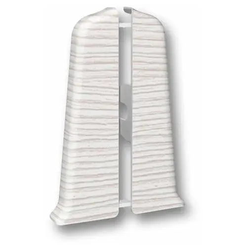 Торцевые (пара) для плинтуса 70мм "Деконика" (1 пара во флоупак), 255 Ясень бьянко Торцевые (пара) для плинтуса 70мм "Деконика" (1 пара во флоупак), 255 Ясень бьянко