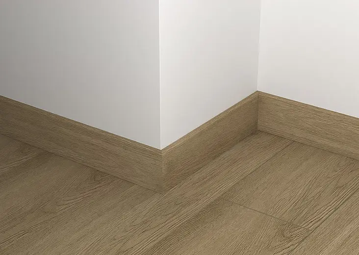 Плинтус кварцевый SPC Alpine Floor 80х11 мм Макадамия ECO 11-10