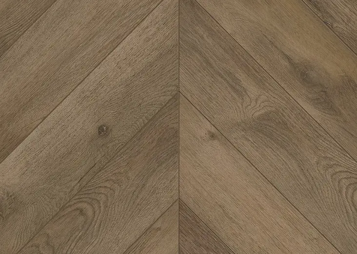 SPC ламинат французская елка Chevron Alpine Дуб Насыщенный ECO 18-4